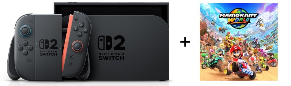 Produktový obrázek Nintendo Switch 2 s&nbsp;hrou Mario Kart World