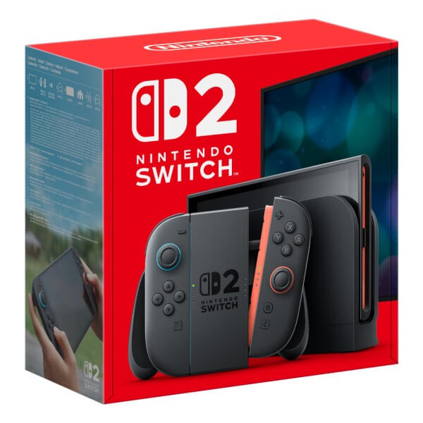 Produktový obrázek balení konzole Nintendo Switch 2